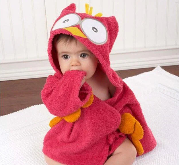Zachte Babybadjas voor Warmte en Comfort met Dierendesign 6