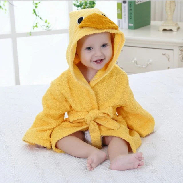 Zachte Babybadjas voor Warmte en Comfort met Dierendesign 8