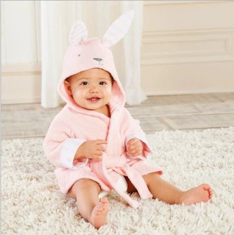 Zachte Babybadjas voor Warmte en Comfort met Dierendesign 9