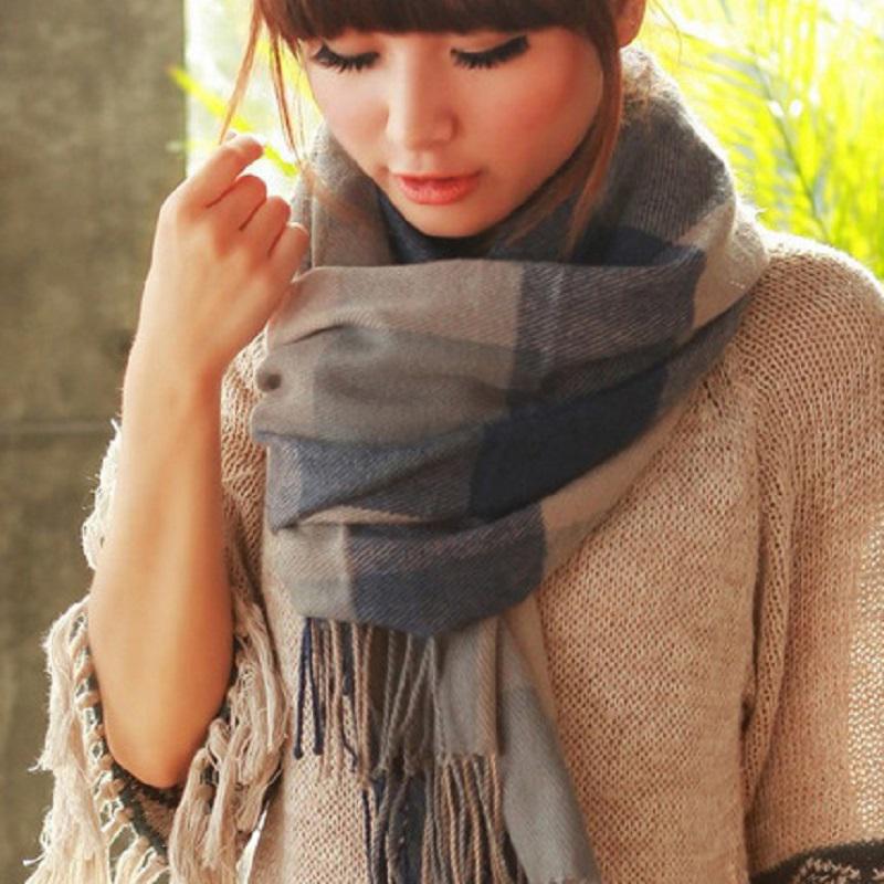 Zachte Sjaal Dames voor Stijlvolle Warmte – Trendy Ruitpatroon 4