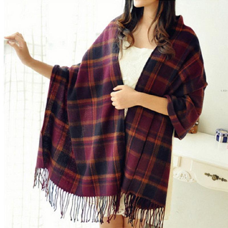 Zachte Sjaal Dames voor Stijlvolle Warmte – Trendy Ruitpatroon 6
