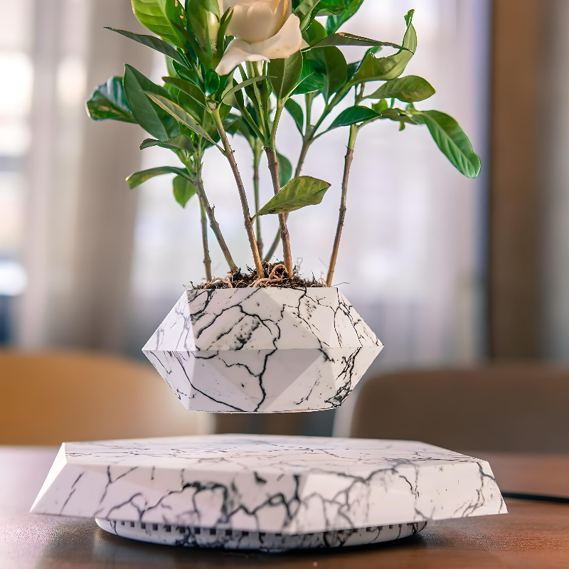 Zwevende Plantenpot voor Unieke Interieurdecoratie en Rustgevende Beweging 8