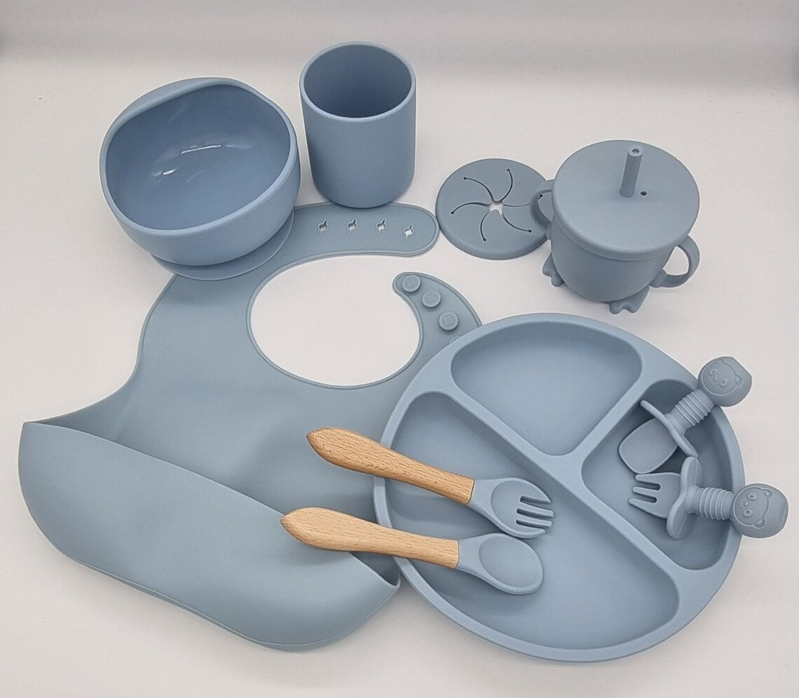 Antislip Siliconen Eetset voor Stressvrij Zelf Eten – Veilige Babyserviesset 2