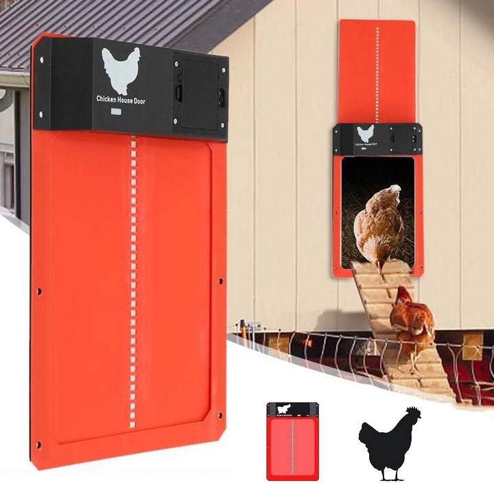Automatische Deur voor Kippen met Weerbestendige Lichtsensor 1