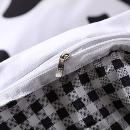 Comfortabele Dekbedset voor Ontspannende Slaap – Koeienprint Design 5