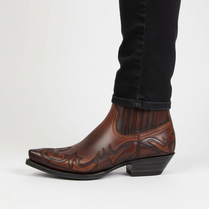 Comfortabele Leren Cowboystiefels voor Duurzame Stijl 4