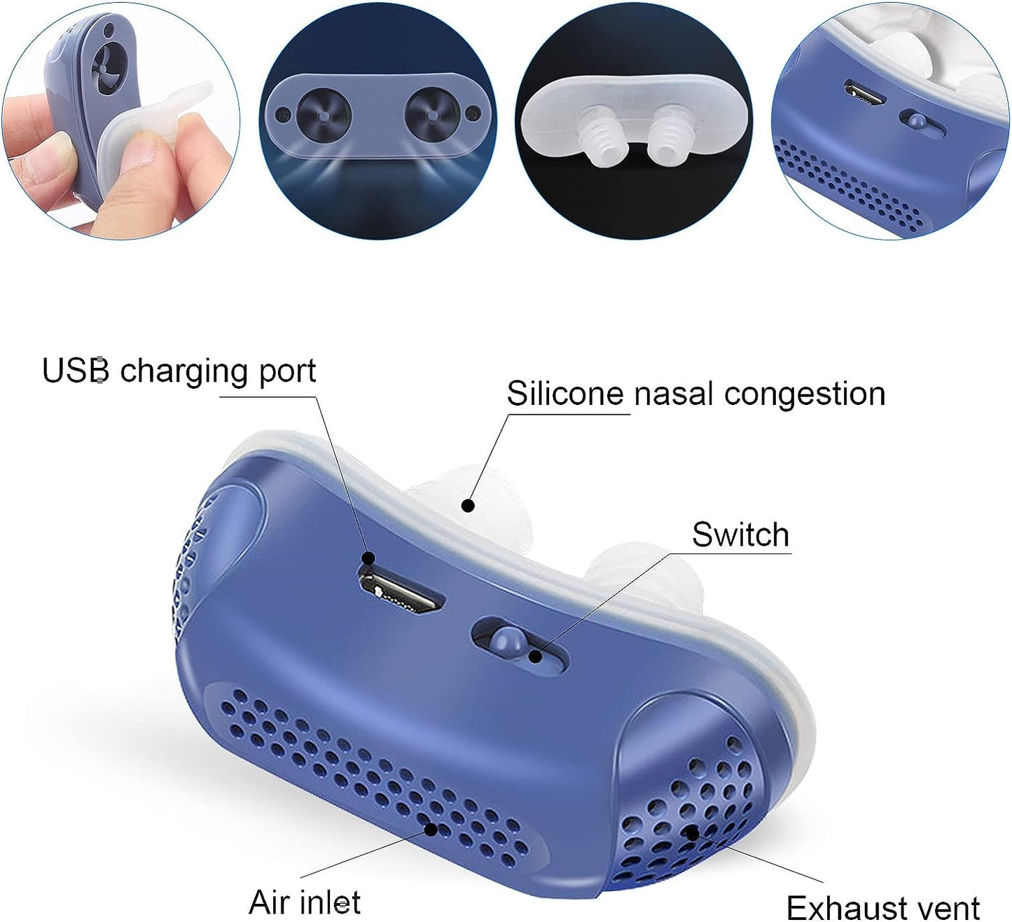Compact Neusplug voor Ononderbroken Slaap – Draagbaar en Comfortabel