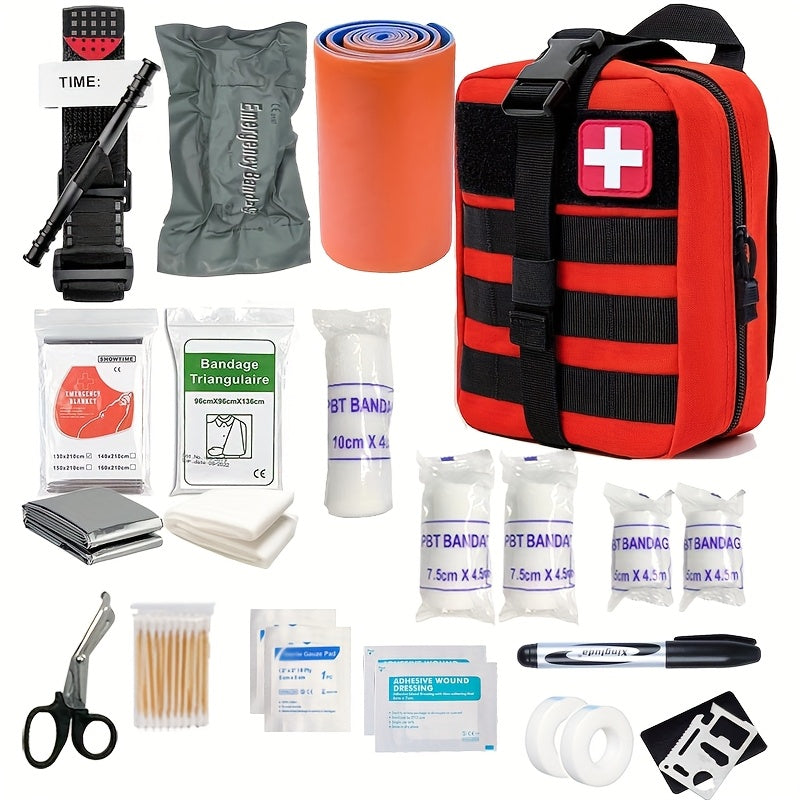 Compacte Eerste Hulp Kit voor Veilig Reizen en Avontuur