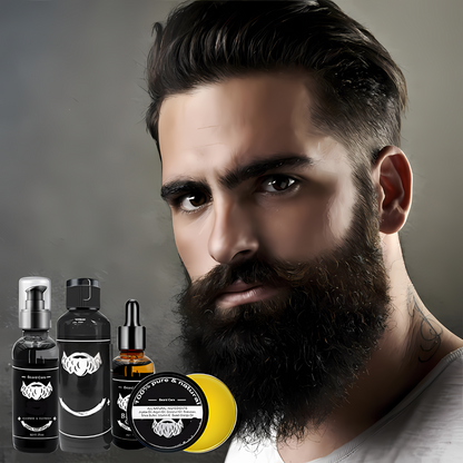 Complete Baardverzorgingsset voor Gezonde Styling – Luxe Behandeling