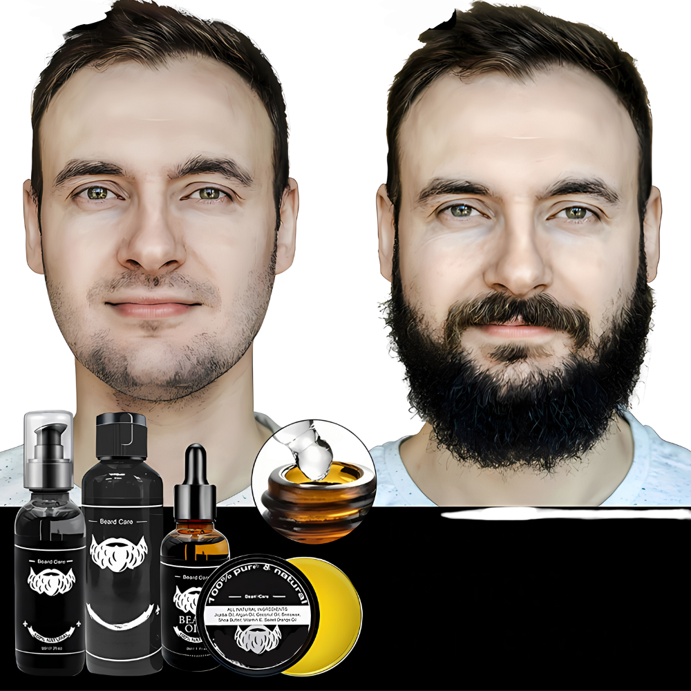 Complete Baardverzorgingsset voor Gezonde Styling – Luxe Behandeling