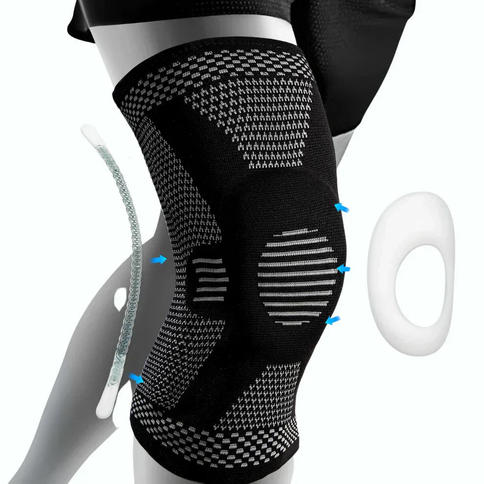 Compressiebrace voor Kniepijnverlichting – Ondersteunende Stabiliteit