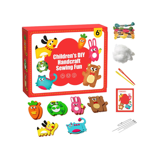 Creatieve Borduurset voor Kinderen - Stimuleer Fantasie en Motoriek 0
