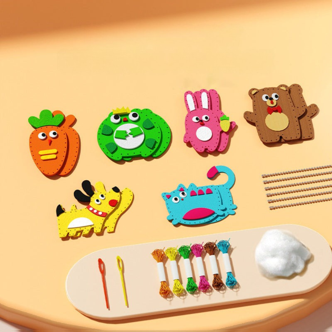 Creatieve Borduurset voor Kinderen - Stimuleer Fantasie en Motoriek 4