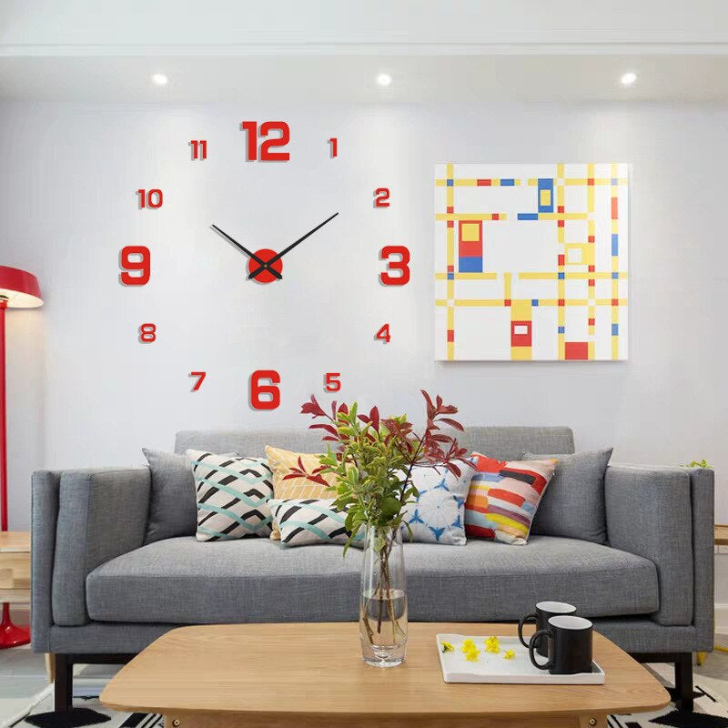 Creatieve Wandklok Groot voor Unieke Interieurstijl – DIY Ontwerp 4