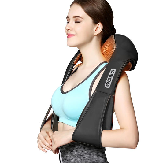 Diepe Shiatsu Massagekussen met Warmte voor Ontspanning