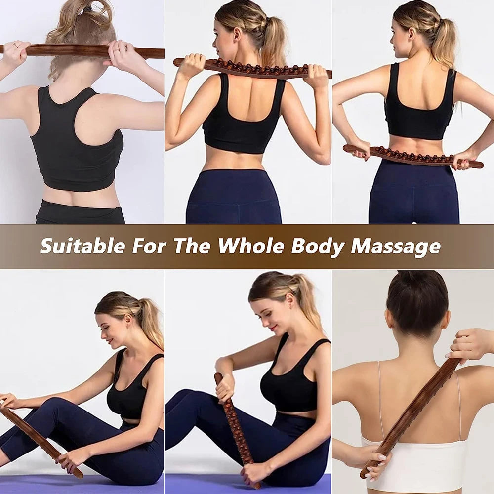 Diepe Spierontspanning met Natuurlijke Gua Sha Massagestok