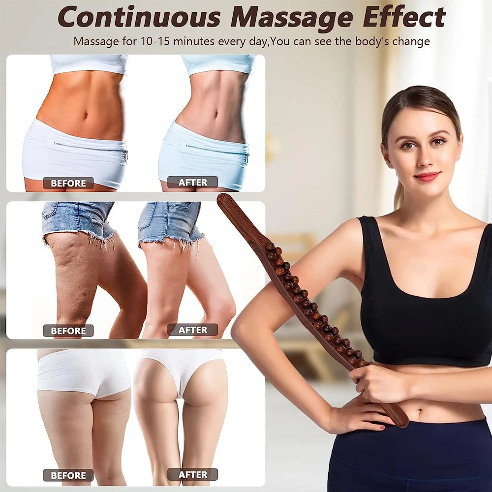 Diepe Spierontspanning met Natuurlijke Gua Sha Massagestok