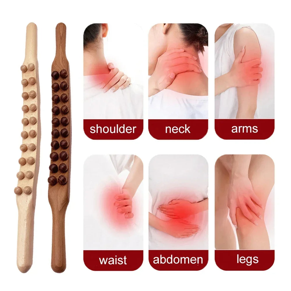Diepe Spierontspanning met Natuurlijke Gua Sha Massagestok