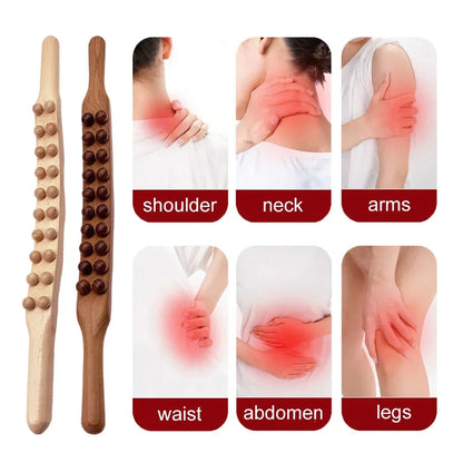 Diepe Spierontspanning met Natuurlijke Gua Sha Massagestok