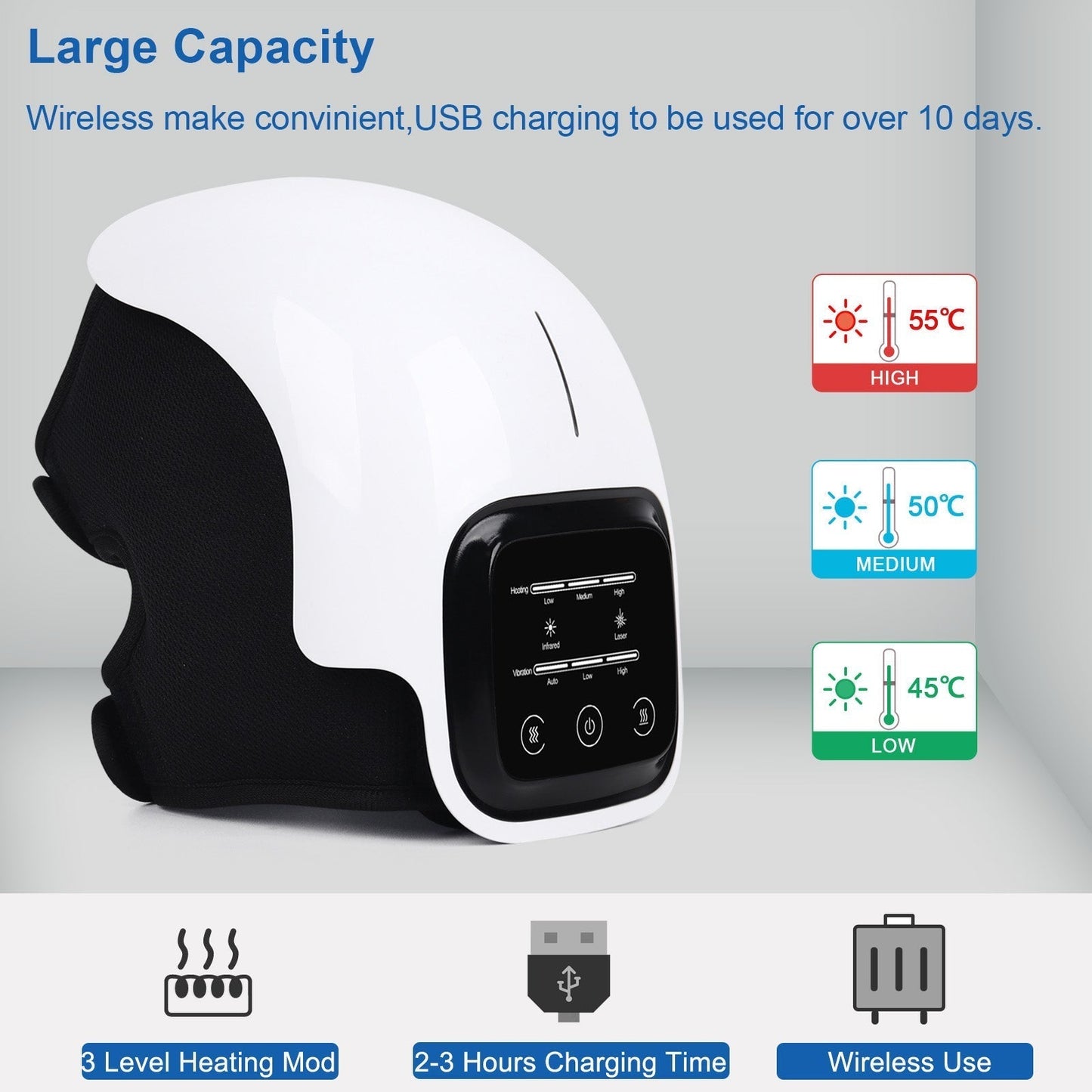 Diepe Verlichting Knie Massager voor Ontspanning en Comfort