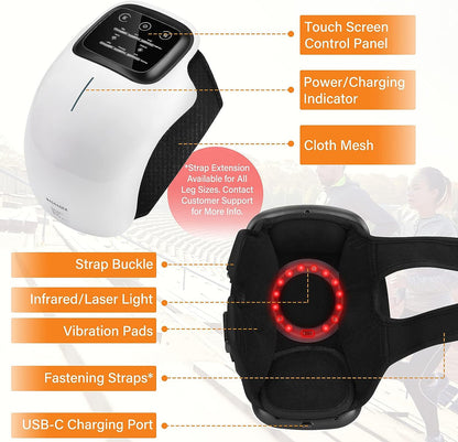 Diepe Verlichting Knie Massager voor Ontspanning en Comfort