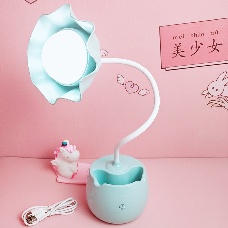 Dimbare Kawaii Bureaulamp met Aanraakbediening – Flexibele Zwanenhals 3