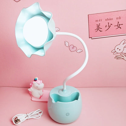 Dimbare Kawaii Bureaulamp met Aanraakbediening – Flexibele Zwanenhals 3