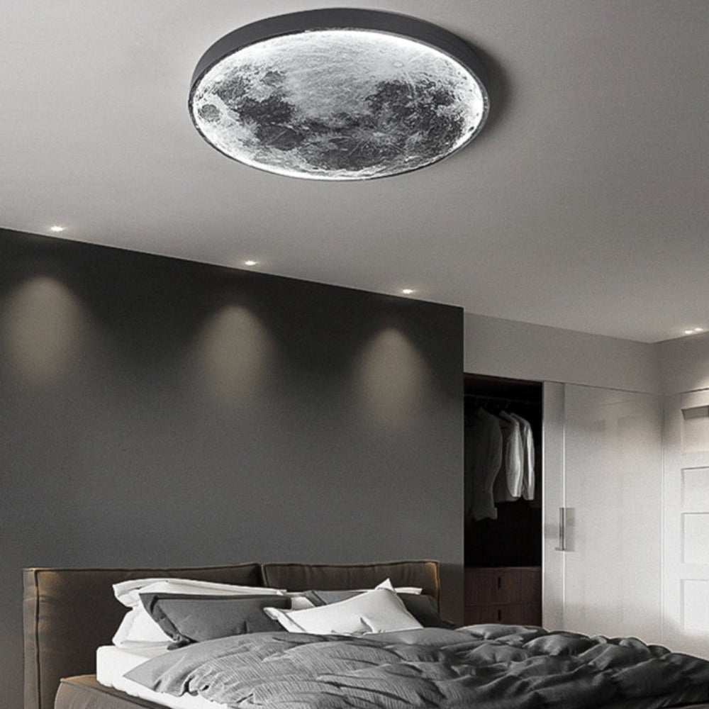 Dimbare Plafondlamp Zwart voor Rustgevende Sfeer – LED 3D Ontwerp 3
