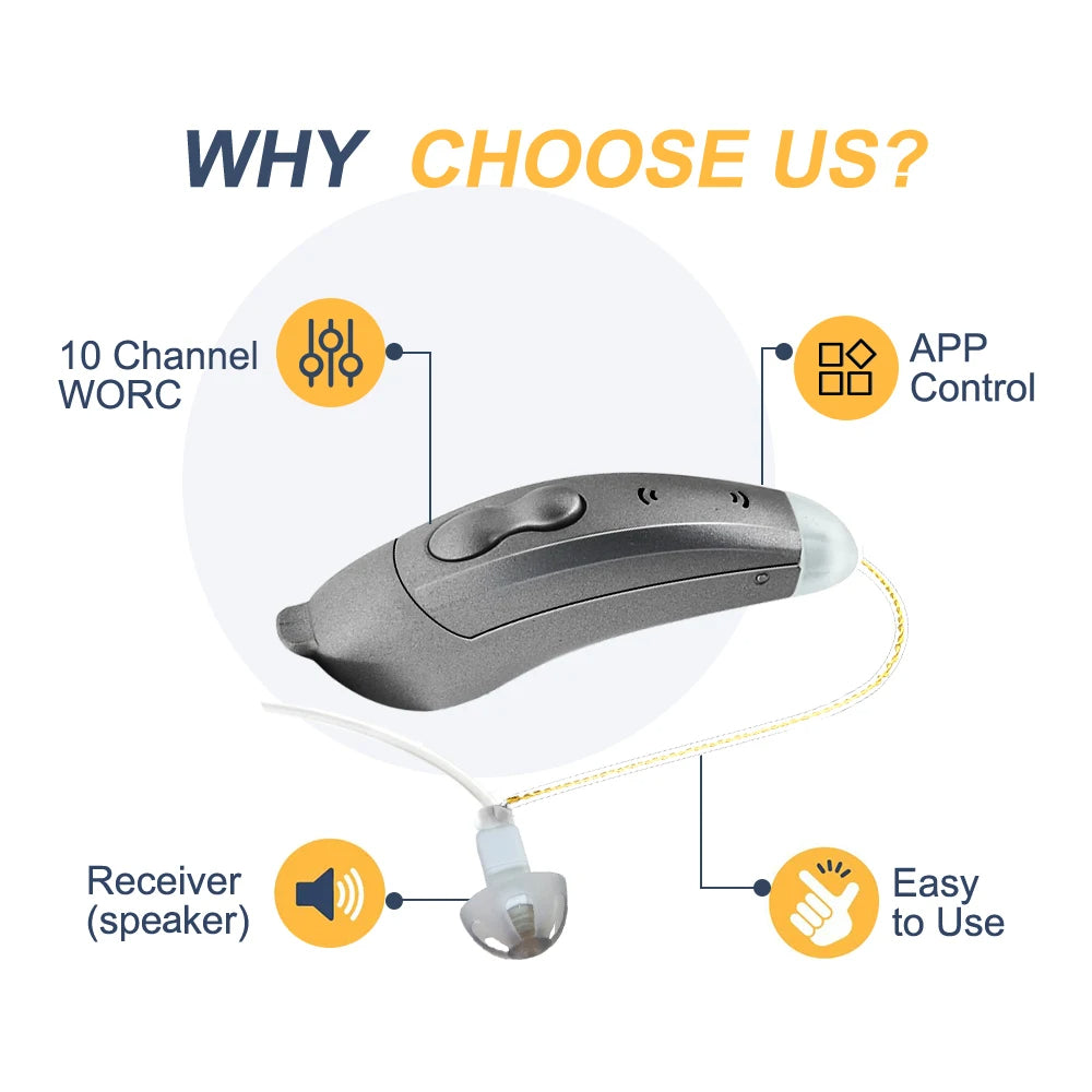 Discreet Bluetooth Hoortoestellen voor Duidelijk Horen 4