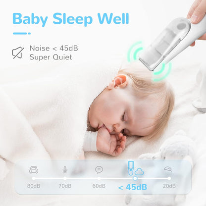 Draadloze Baby Tondeuse met Automatische Haaropzuiging
