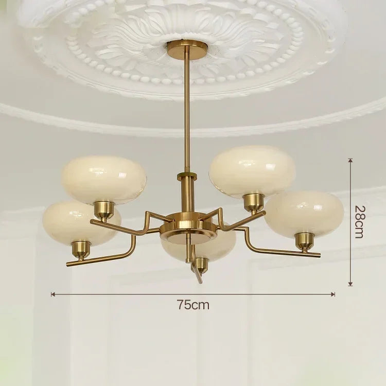 Elegante Plafondlamp voor Sfeervolle Verlichting in Slaapkamer 9