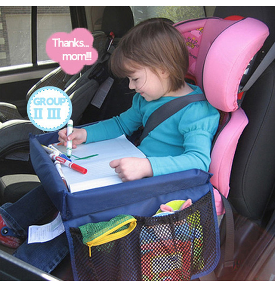Ergonomisch Reisetablet voor Kinderen met Ruime Zijvakken 4
