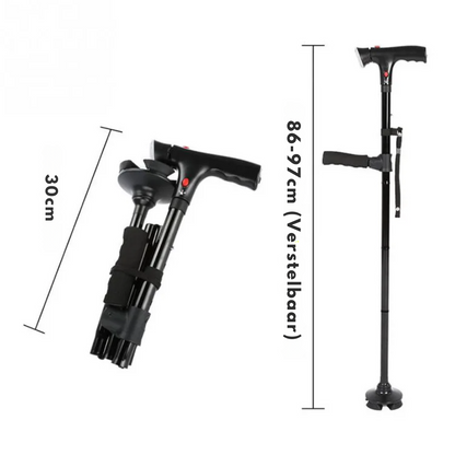 Ergonomische Wandelhulp voor Extra Stabiliteit en Comfort