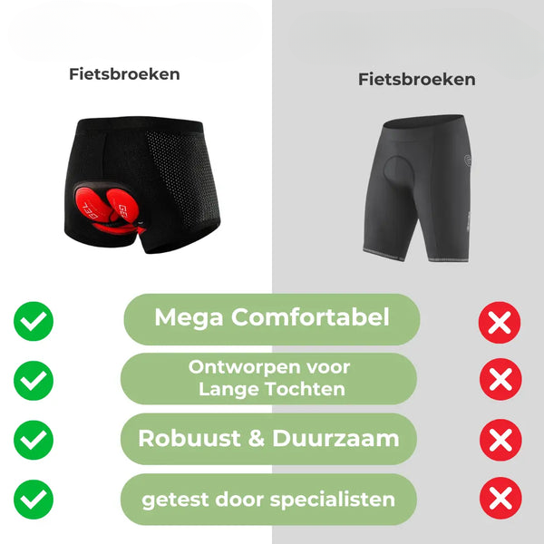 Fietsbroek met Zachte Zeem voor Optimaal Comfort bij Lange Rit 3