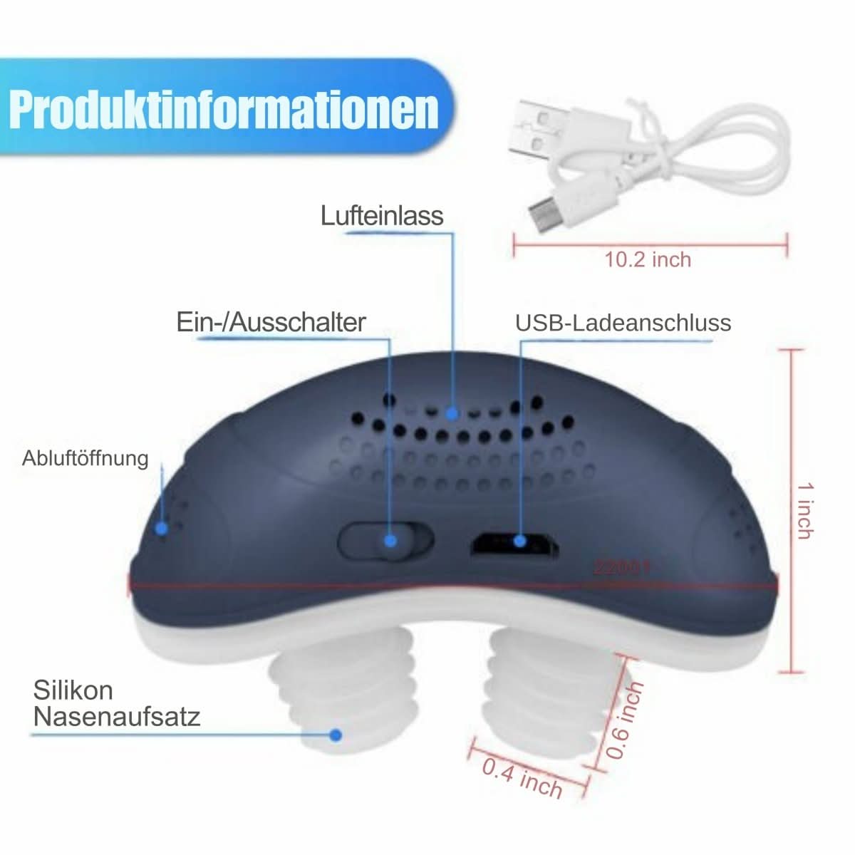 Fluisterstil CPAP-apparaat voor Ononderbroken Slaap – Compact en Draagbaar 6
