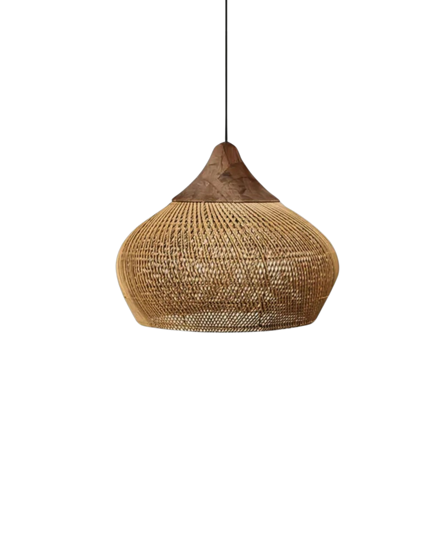 Gezellige Rotan Hanglamp voor Boho Woonkamer Sfeer 1
