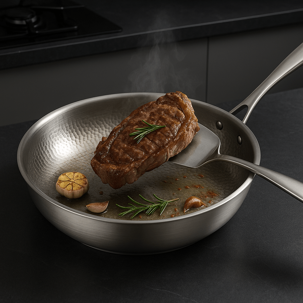 Hittebestendige Titanium Pan voor Duurzaam Koken – Krasbestendig 28 cm 6