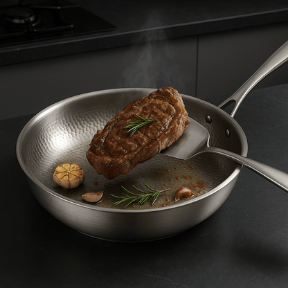 Hittebestendige Titanium Pan voor Duurzaam Koken – Krasbestendig 28 cm 6