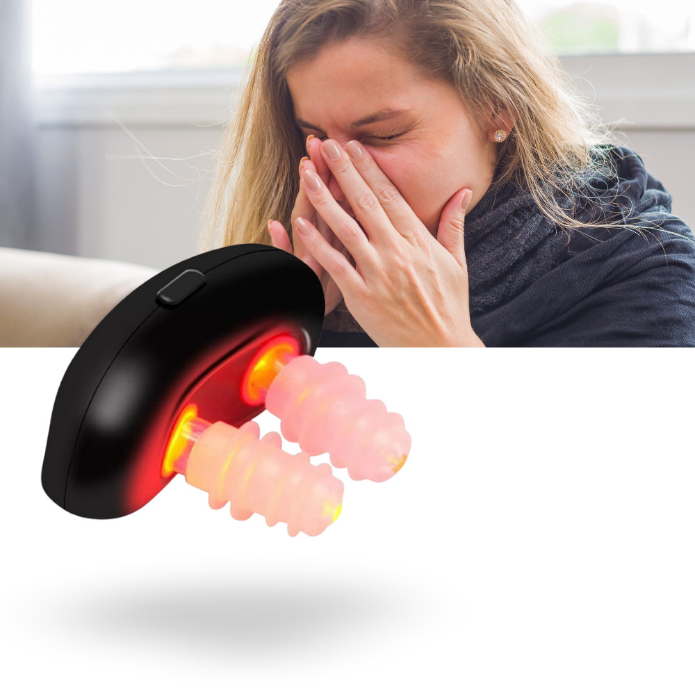 Infrarood Therapieapparaat voor Comfortabele Ademhaling - Compact en Oplaadbaar