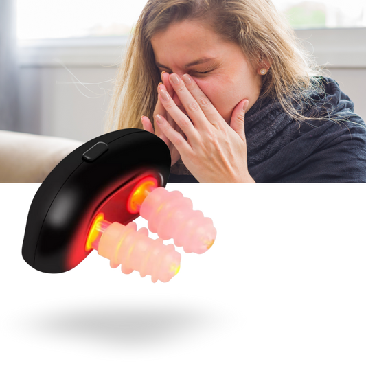Infrarood Therapieapparaat voor Comfortabele Ademhaling - Compact en Oplaadbaar