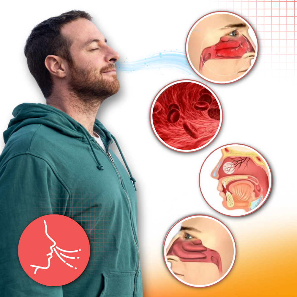 Infrarood Therapieapparaat voor Comfortabele Ademhaling - Compact en Oplaadbaar