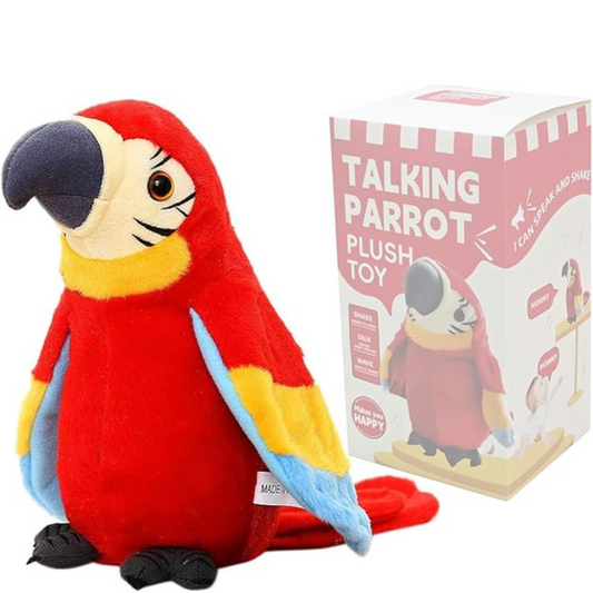 Interactieve Papegaai voor Taalontwikkeling – Knuffelvriend met Beweging 0