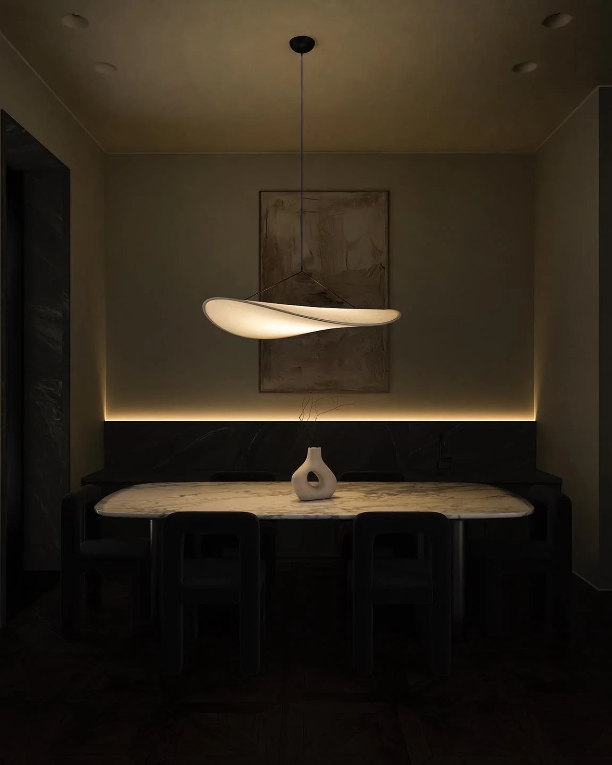 Kalmerende Hanglamp voor Woonkamer en Eetkamer – Minimalistisch Design 4