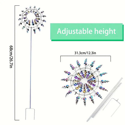 Kinetische Windspinner voor Serene Tuindecoratie en Beweging 8