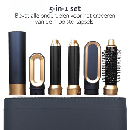 Krachtige Föhn voor Glanzend Haar – 5-in-1 Styling Tool