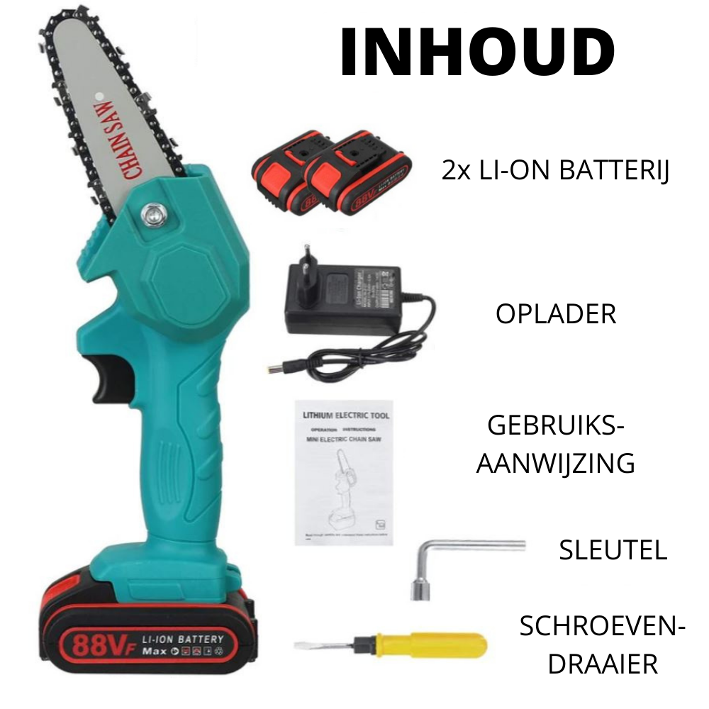 Lichtgewicht Draadloze Kettingzaag voor Eenvoudig Snoeien 3