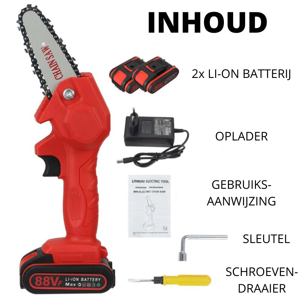 Lichtgewicht Draadloze Kettingzaag voor Eenvoudig Snoeien 4