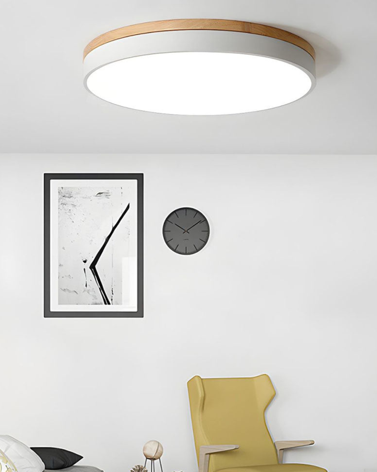 Moderne Plafondlamp voor Warme Sfeer met Natuurlijke Accenten 3