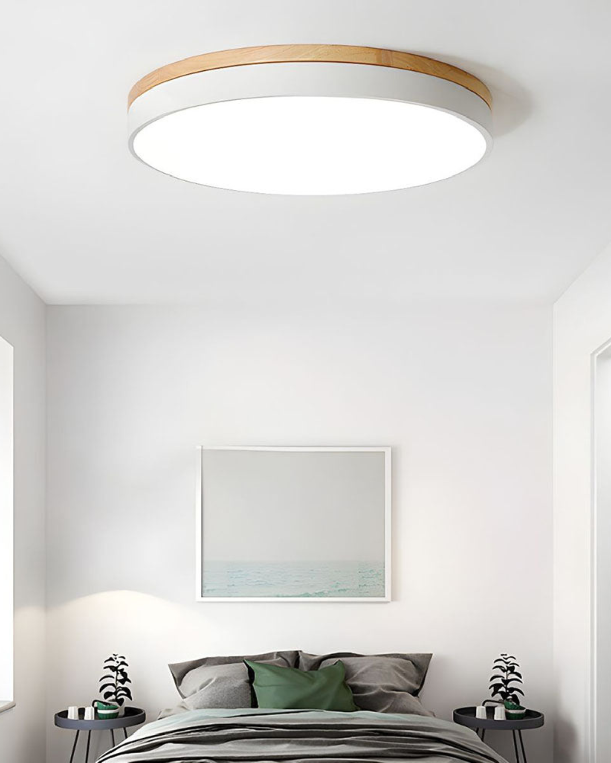Moderne Plafondlamp voor Warme Sfeer met Natuurlijke Accenten 5