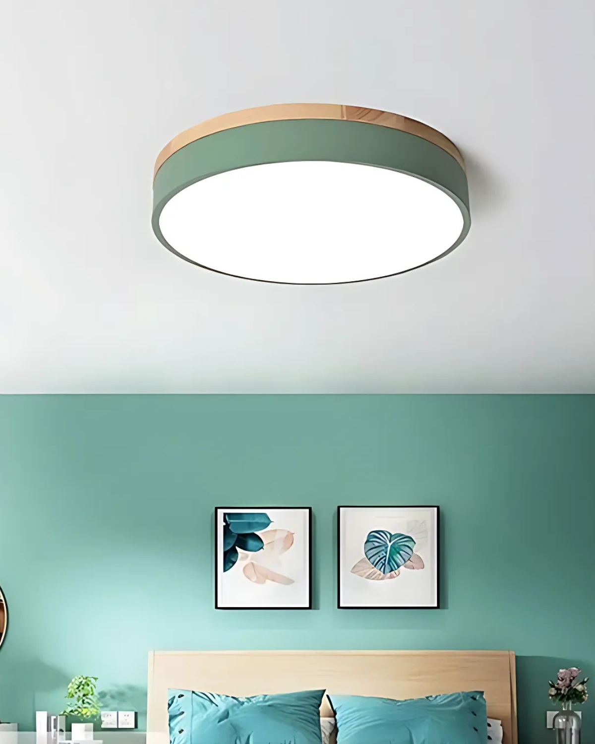 Moderne Plafondlamp voor Warme Sfeer met Natuurlijke Accenten 8